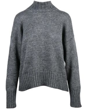 Alpha Studio Turtleneck Sweater - Grijs