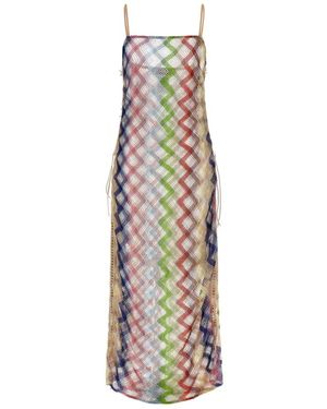 Missoni Maxi Dresses - Metallic
