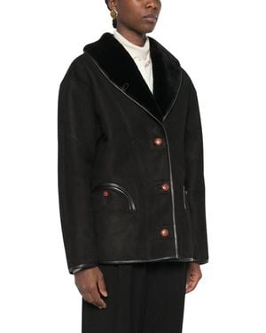 Blazé Milano Faux Fur & Shearling Jackets - Black