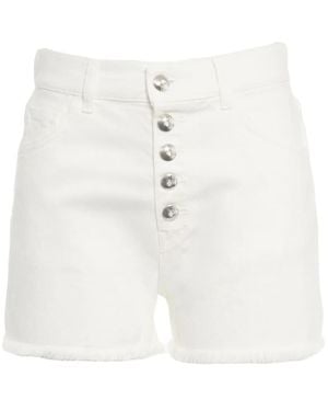 Dondup Korte Broeken ,Katoen Stella Shorts - Wit