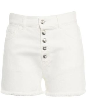 Dondup Korte Broeken ,Katoen Stella Shorts - Wit