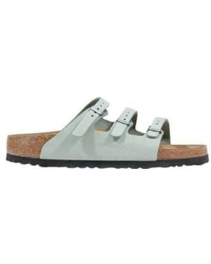 Birkenstock Sliders - White