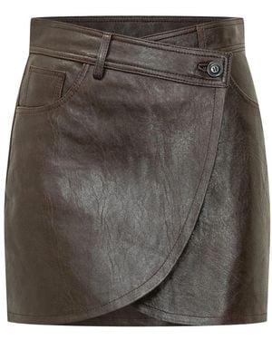 Ba&sh Leather Skirts - Grigio