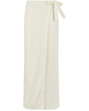 Alberta Ferretti Maxi Skirts - White