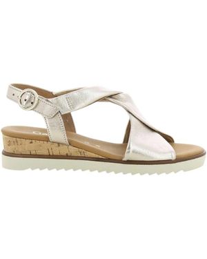 Gabor Wedges - Metálico