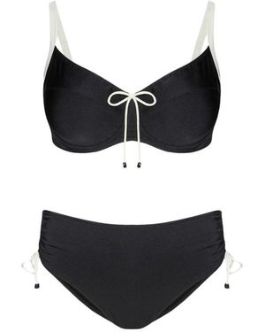 FIORELLA RUBINO Bikini Met Contrasterende Details - Zwart