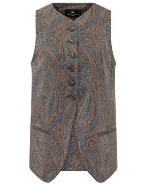 Etro Vests - Gris