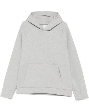 Calvin Klein Hoodies & Sweatvesten ,Grijs ,Katoen Performance Double-Knit Hoodie