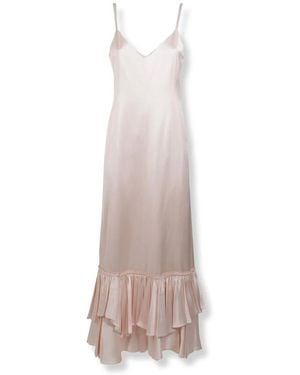 Jil Sander Kleedjes ,Roze ,Maxi Jurk