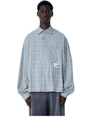Maison Mihara Yasuhiro Casual Shirts - Blauw