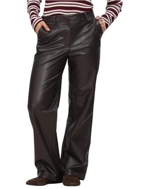 Object Objliva Mw Wide Pants Noos - Schwarz