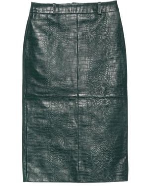 Frankie Shop Rokken ,Groen ,Leer Taney Pencil Skirt