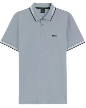 BOSS Polo Shirts - Blue