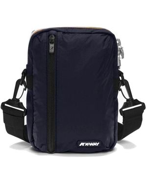 K-Way Wasserdichte Schultertasche - Blau