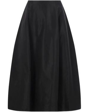 Simone Rocha Midi Rok - Zwart