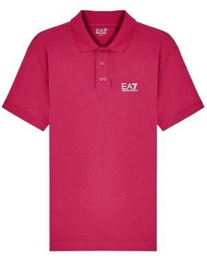 EA7 Polo Shirts - Pink