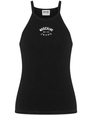 Moschino Sleeveless Tops - Black