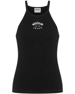 Moschino Sleeveless Tops - Black