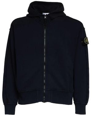 Stone Island Hoodies & Sweatvesten ,Blauw ,Zip-Throughs