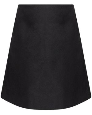 McQueen Midi Skirts - Black