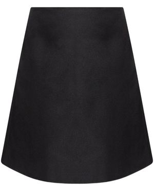 McQueen Midi Skirts - Black