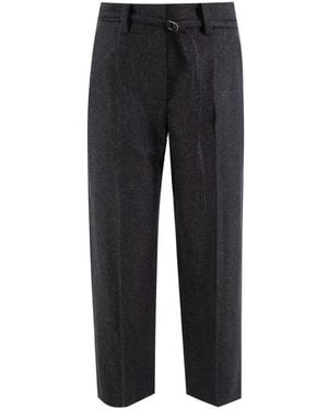 Brunello Cucinelli Wijde Korte Broek - Zwart