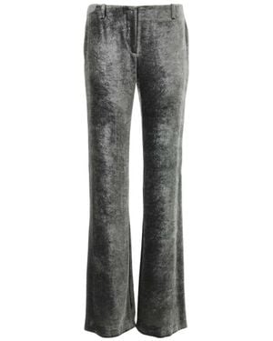 Alberta Ferretti Boot-Cut Jeans - Gris