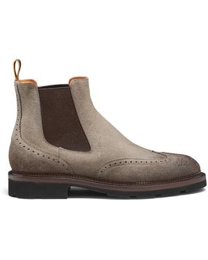 Santoni Chelsea Boots - Marron