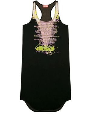 DIESEL Midi Dresses - Negro