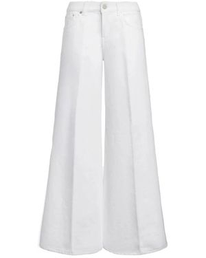 Dondup Wide Jeans - Wit