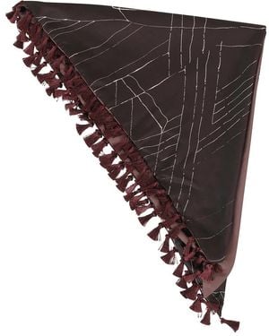 Alysi Silky Scarves - Negro