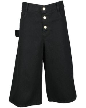 Bottega Veneta Long Shorts - Noir