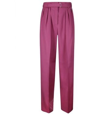 Lanvin Straight Trousers - Purple
