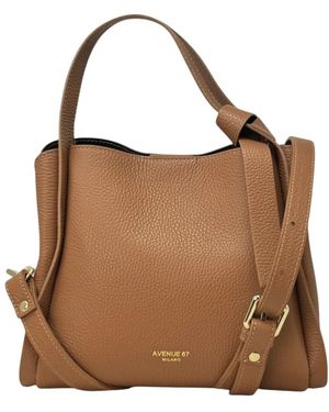 Avenue Gisela Schultertasche - Braun