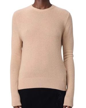 forte_forte Round-Neck Knitwear - Natural
