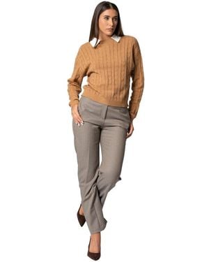 Kocca Round-Neck Knitwear - Metallic