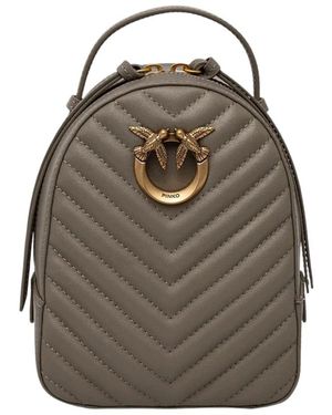 Pinko Love Click Mini Rucksack - Grau
