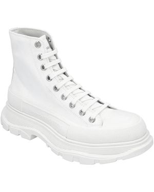 McQueen Lace-Up Boots - Blanco