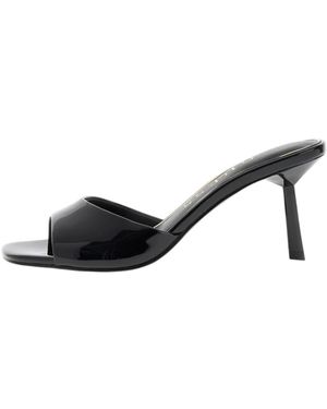 Guess Heeled Mules - Negro