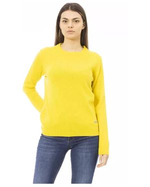 Baldinini Round-Neck Knitwear - Yellow