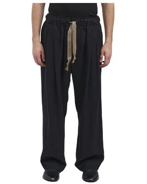 Ziggy Chen Wide Trousers - Black
