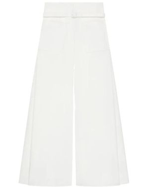 Courreges Broeken ,Wit ,Wide Broeken