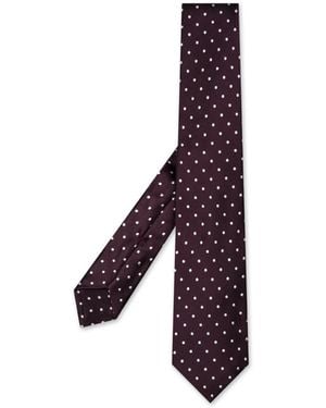 Kiton Ties - Purple
