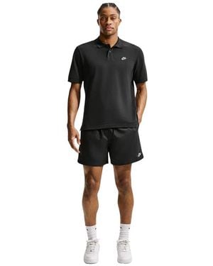 Nike Club Polo Met Korte Mouwen - Zwart