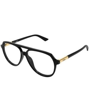 Chloé Pilot-Sonnenbrille - Schwarz