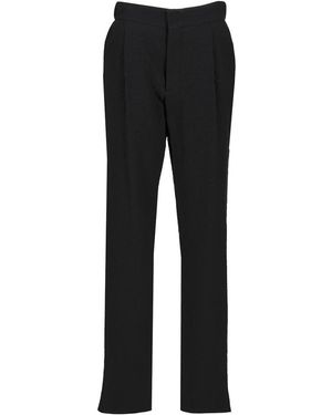 Giorgio Armani Straight Trousers - Black