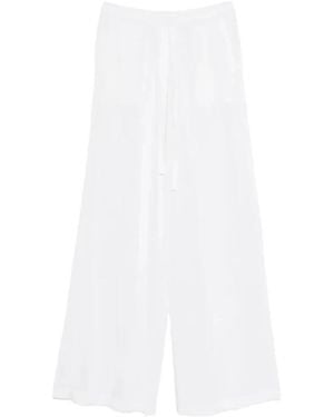 P.A.R.O.S.H. Wide Trousers - Blanc