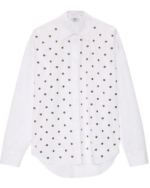 MSGM Overhemden ,Wit ,Swimwear