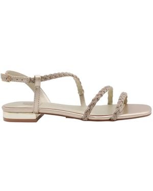 Albano Flat Sandals - Métallisé
