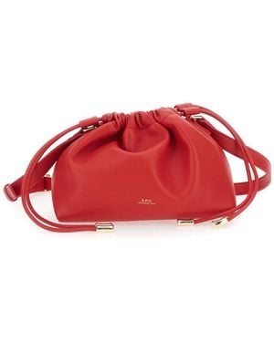 A.P.C. Bucket Bags - Red